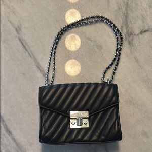 Michael Kors Black Quilted Black Crossbody